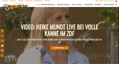 Desktop Screenshot of papageienpark-bochum.de